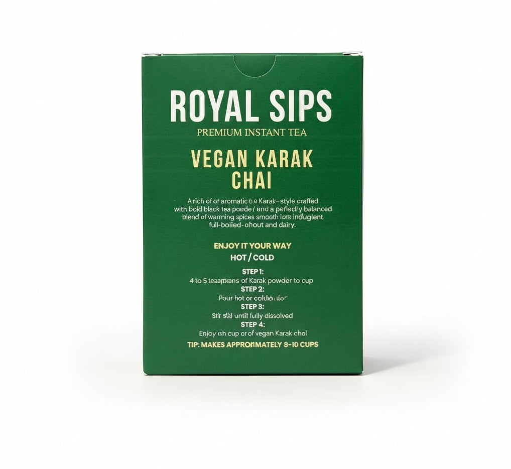 Vegan Karak chai